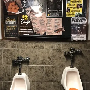 Even the pisser is nice, (and informative).