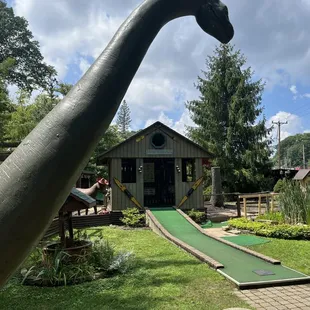 Dinosaur and Outdoor recreation themed holes