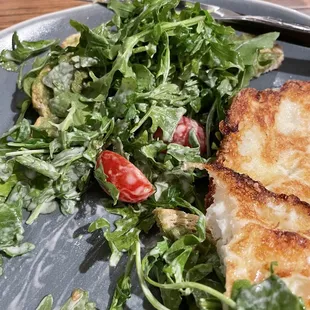 a plate of food on a table