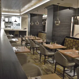 Comfortable seating and a warm ambiance