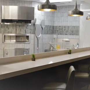 Our Chef's table seating allows you to be part of the action, enjoying Dinner and a show.