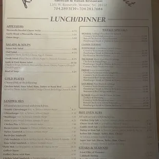 Menu!