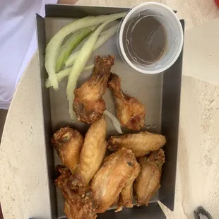 Wings with Carolina bbq