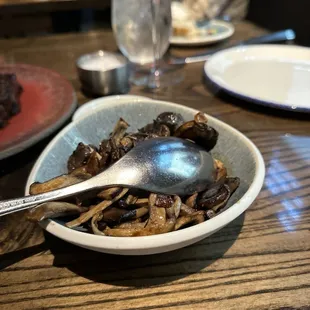Mushrooms, were delicious!
