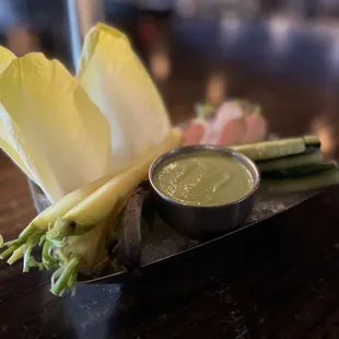 Free beginning Appetizer, lovely and fresh