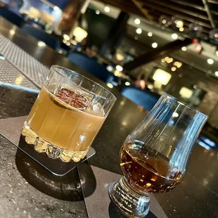 Can&apos;t remember what the drink is, but the bourbon is Elmer T. Lee for 35 bucks.
