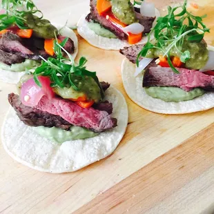 Street beef tacos