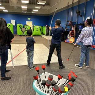 Archery class