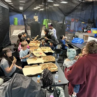 Fun amazing birthday at Knight Life and then archery class. The kids will sleep well tonight.