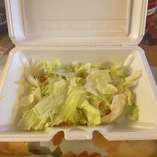 This is my salad with extra extra tomatoes .