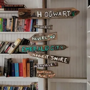 Convenient signs. Can't get lost.