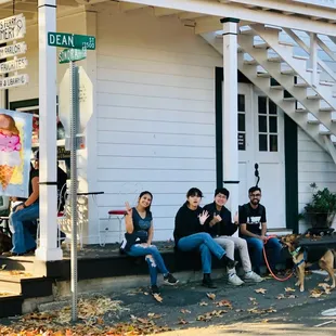 Waiting for ice cream!