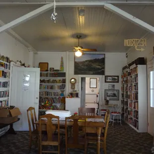 library behind the creamery