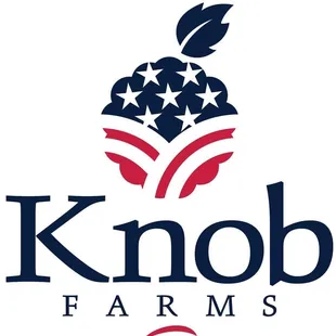 the logo for knob farms
