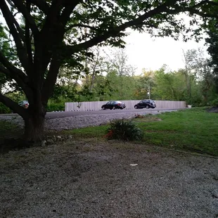 Look at all the new parking Knob Hill Tavern Restaurant put in the back for all of it's customers.