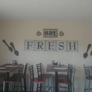 Fresh, Homemade daily