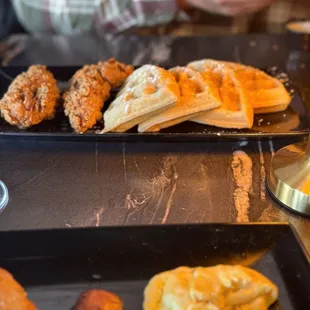 Chicken and waffles