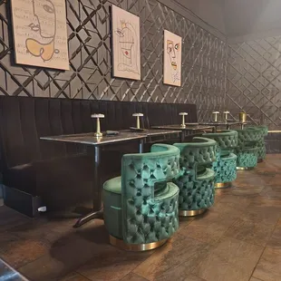 sushi and sashimi, interior