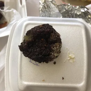 And their cousin burnt falafel.