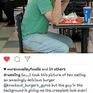 A funny comment from one of customers