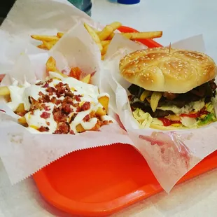 Come &amp; BUILD YOUR OWN.. Burger,  Gyro,  Hotdog,  Salad,  Loaded Fries, Baked Potato. . You say it.. we make it