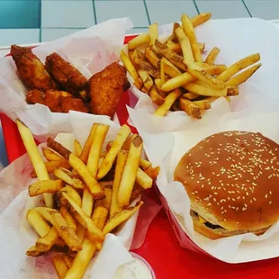 burgers, food