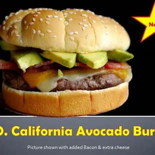 New California Avocado Burger