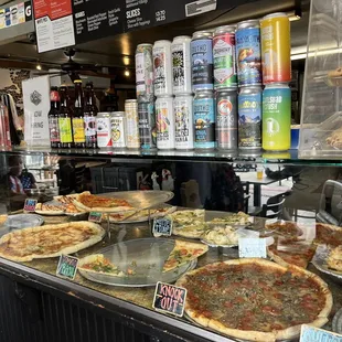 Pizza display