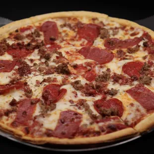 Cheesy Meat Lovers Pizza

#KnockoutSportsBar