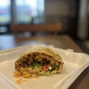 Monster Burrito with Chicken