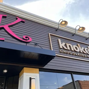 the front of the store