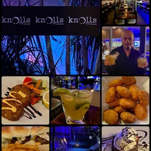 a variety of food items