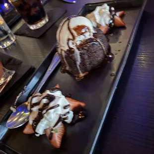 The lava cake delivery was only outdone by the flavors