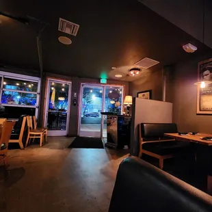 the interior of the restaurant