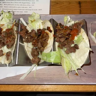 Korean Steak Tacos