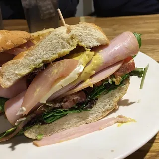 Turkey, Brie and Pear Sandwich