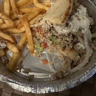 Chicken Shawarma platter