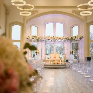 Indoor ceremony area