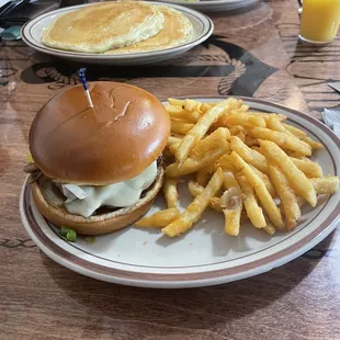 303 burger and fries