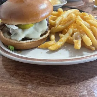 Up close 303 burger. Look at that cheese!!