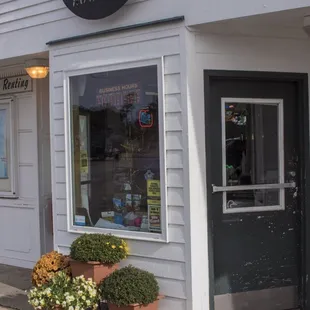 the front of the store