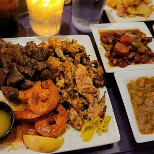 Cajun sampler