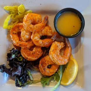 Sauteed shrimp