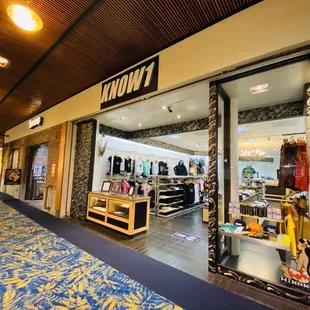Located right next to Spencer&apos;s on the second floor