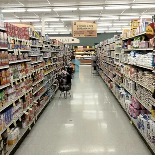 a grocery store aisle