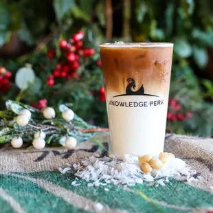 Tropical Christmas Latte - Macadamia Nut, Coconut, Sea Salt