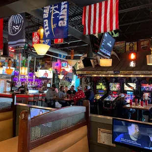 the interior of the restaurant