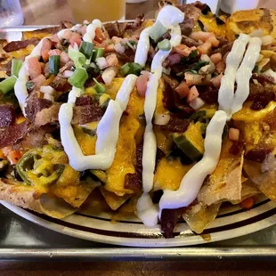 Nachos with a bacon sub. Delicious!
