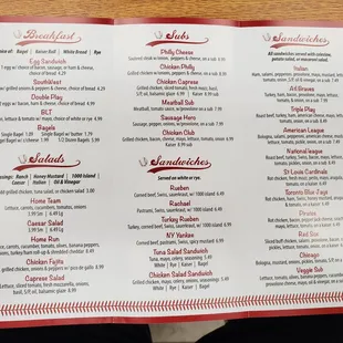 To-Go Menu