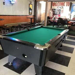 New pool table!